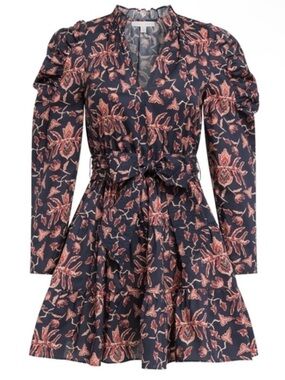 Anna Cate Elizabeth Dress Mini Floral Print Size XS